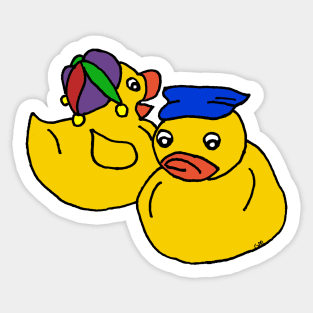 Rubber Ducks Sticker